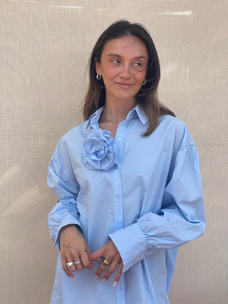 Vouge Vibe Flower Baby Blue