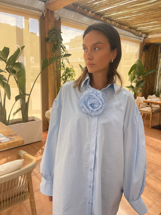 Vouge Vibe Flower Baby Blue