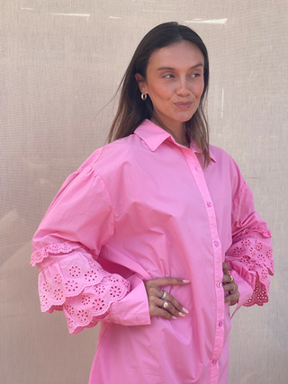 Vouge Vibe Lace Pink