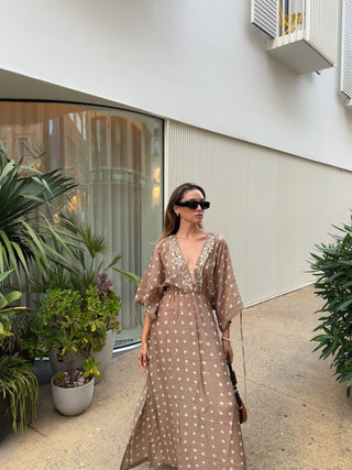 Silk Long Dress