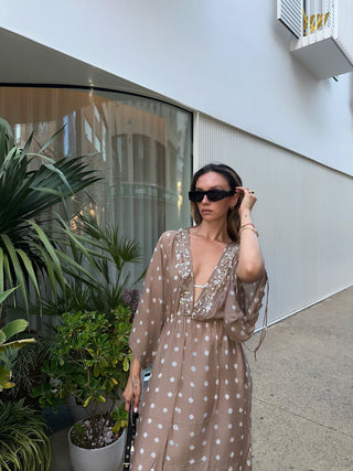 Silk Long Dress