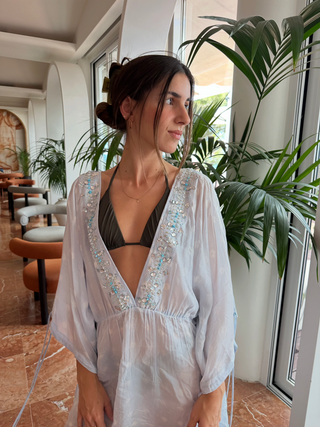 Silk Short Dress