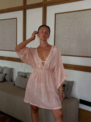 Silk Short Dress