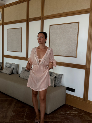 Silk Short Dress