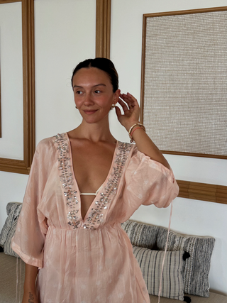 Silk Short Dress