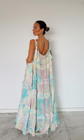 Cinderella Dress Tie-Dye Gold Line