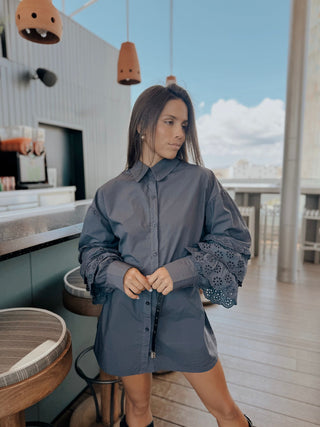 Vouge Vibe Lace Marine Blue